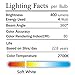 Volare-HK 4W 2700K Torpedo Shape Dimmable LED Candelabra Bulb, Warm White, Pack of 4