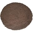 Shag Wool Rug - Mocha (5' Round)