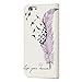 MOLLYCOOCLE iPhone 6s Wallet Case,MOTIKO Feather Bird PU Leather Flip Folio Wallet Case with Kickstand Credit Card Holder Lightwight Slim Shockproof Soft TPU Bumper Cover for iPhone 6