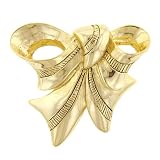 Golden Bow Pin Brooch