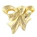 Jewelry : Golden Bow Pin Brooch