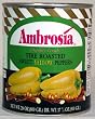 Ambrosia Peppers, Yellow, Fire Roasted, 28 oz. can