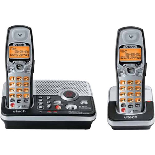 V Tech Cordless Dual Handset with Digital Answering System and Caller Id