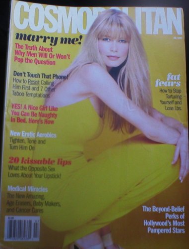 Cosmopolitan Magazine July 1997 Claudia Schiffer (Single Back Issue)