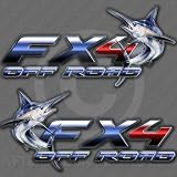 FX4 Marlin Fishing Decals Swordfish Sticker