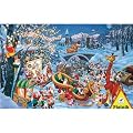 Piatnik  5636 - Puzzle Merry Christmas 1000 Teile