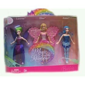Barbie Fairytopia Magic of the Rainbow Mini Dolls Gift Pack: Sunburst, Enchantress and... by Mattel
