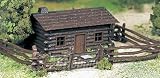 Bachmann Trains Log Cabin with Rustic Fence