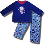 Snowman "Cool Little Man" 2 piece Fleece Pajamas for Toddler Boys