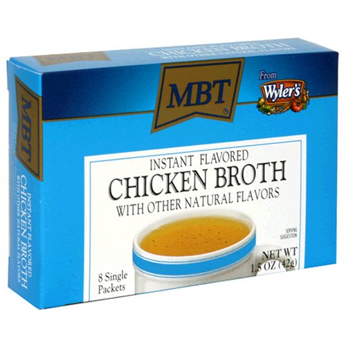 MBT Chicken Broth, 1.5-Ounce Packages (Pack of 24) by MBT