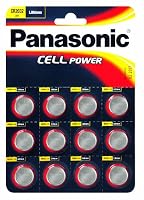 Panasonic - Pack De 12 Piles Boutons Lithium Cr2032