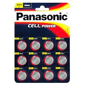 Panasonic Specialist Lithium Coin Batteries CR2032 x 12