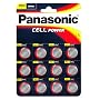 Panasonic Specialist Lithium Coin Batteries CR2032 x 12