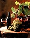 Tom Kelley Grapes Fruit and Red Wine Art Print POSTER - 16" x 20"