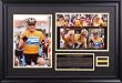 Lance Armstrong Framed Piece With Photo, Braclet & Plaque