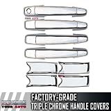2007-2012 Chevrolet Tahoe Chrome Door Handle Covers (No Passenger Keyhole) 