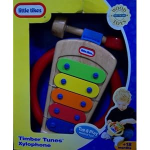 Little Tikes Timber Tunes Xylophone, Wood Toy