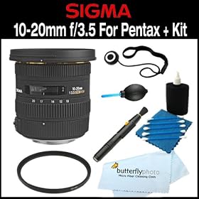 Sigma 10-20mm f 3.5 EX DC HSM ELD SLD Aspherical Super Wide Angle Lens for Pentax Digital SLR... by