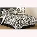 Zeus Black Large Scroll King Comforter Set