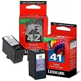 Lexmark #41 Color and #42 Black 2-pack Ink Cartridges