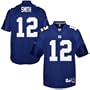 Steve Smith Blue Reebok NFL Premier New York Giants Jersey