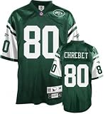 New York Jets NFL Jersey Wayne Chrebet #80 Green Throwback Jersey Size 56