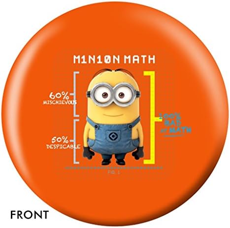 Despicable Me Minions Math Bowling Ball (8lbs)