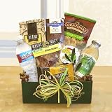 Natural Organic Snacker Gift Box Basket Christmas Gift Idea, Birthday Gift Idea