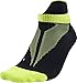 Nike Elite Run Lightweight No Show Black/Volt/Volt Men's 10-11.5, Women's 11.5-13