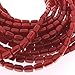 Oxblood 6mm Square Glass Czech Two Hole Tile Bead 25 Beads