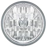 Adjure T70100-ASR 7 Diamond Cut Ice Skull Headlamp with H4 Bulb by IPCW