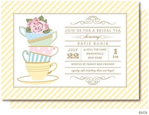 Bridal Tea Shower Invitations