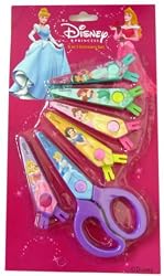 Disney Princess 6 in 1 Kids Scissors Set