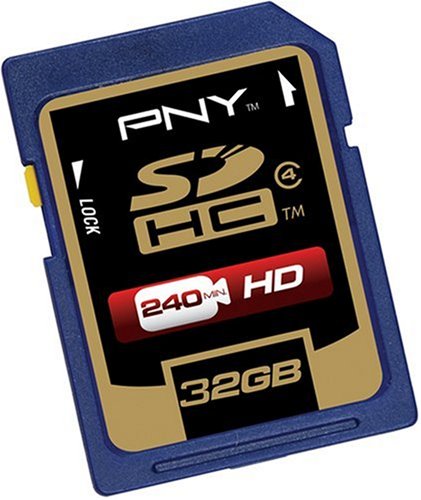 PNY P-SDHC32G4-FS 32 GB Class 4 Secure Digital High-Capacity Card