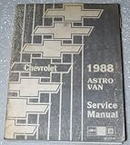 1988 Chevrolet Astro Van Service Manual