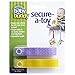 Baby Buddy Secure-a-Toy, Adjustable Pacifier and Teether Strap for Stroller, Highchair, and Car Seat, Lilac Yellow, 2 pack