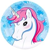 Enchanted Unicorn Dinner Plates (8) Party Supplies