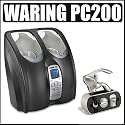 Waring Pro PC200 Double Wine Chiller with Metrokane Houdini Lever-Style Corkscrew Wine Tool Stand