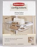 Rubbermaid Configurations Wire Sliding Basket - White