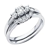14K White