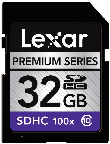 Lexar 32GB 100X Premium SDHC Card - Class 6 High 