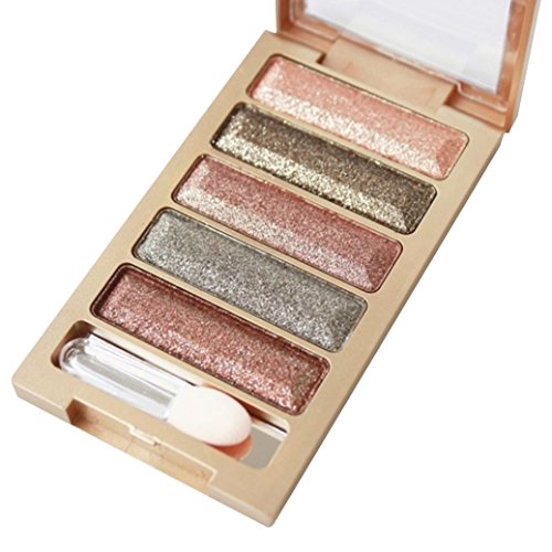 Smosee New 5 Color Glitter Eyeshadow Makeup Eye Shadow Palette (6#)