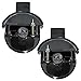 Brock Replacement Set Driver and Passenger Fog Lights Compatible with 1997-2000 Dakota 1998-2000 Durango 55076793 55076792