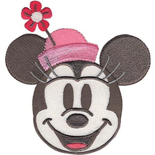 Wrights Disney Mickey Mouse Minnie Head Iron-On Applique