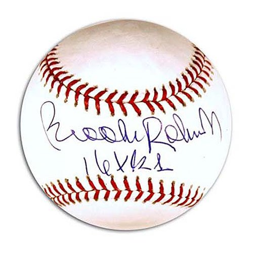 Brooks Robinson Autographed Baseball with 16x GG Inscription