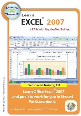 Microsoft Office Excel 2007 Step-by-Step Training CD Course