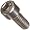 18-8 Stainless Steel Socket Head Cap Screw, Hex Socket Drive, #0-80, 1