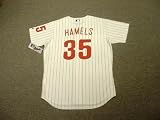Cole Hamels #35 Majestic Authentic 2008 World Series Home Jersey - Size 48 (Med.)