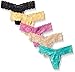 Cosabella Women's Never Say Never Cutie 5 Pack Thong Panties