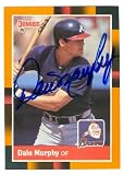 Dale Murphy Autographed/Hand Signed MLB Baseball Card (Atlanta Braves) 1988 Donruss Opening Day #113